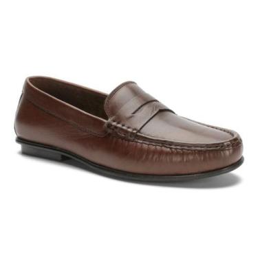 Imagem de Mocassim Centuria Casual em Couro Café - Centuria Calçados, 44