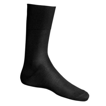 Imagem de Meia Social Lupo Ref. 1100.049, Preto, 45 ao 48