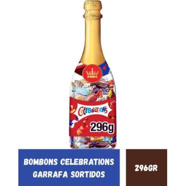 Imagem de Chocolates bombons celebrations garrafa sortidos 296g