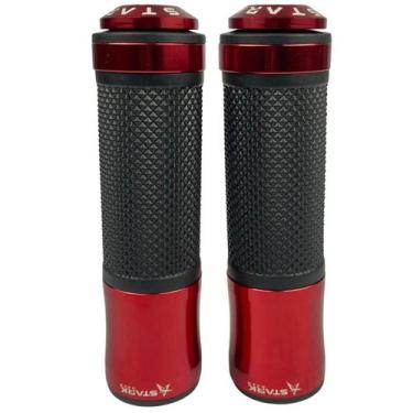 Imagem de Kit Manopla Luva Punho V2 e Peso Tampa Stark Universal Moto - NoBrand,