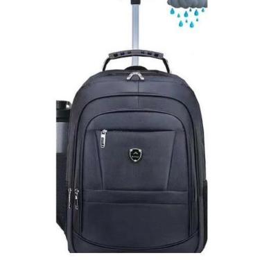 Imagem de Mochila Rodinha Roda 40 Litros Puxador Reforçado Cabo De Aço. - Bezzte