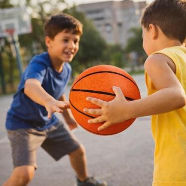 Imagem de Bola Basquete Infantil Treinamento Esportivo Crianças Jogo Futebol Bri