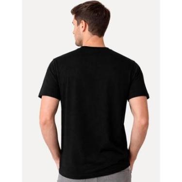 Imagem de Camiseta John John Masculina Slim Fit Soft Preta-Masculino