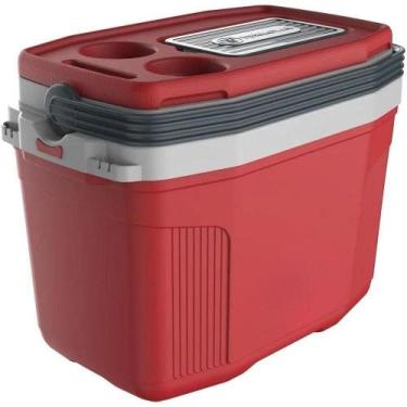 Imagem de Caixa Térmica 20L com Sistema Airflow para 26 Latas e Tampa com Porta-