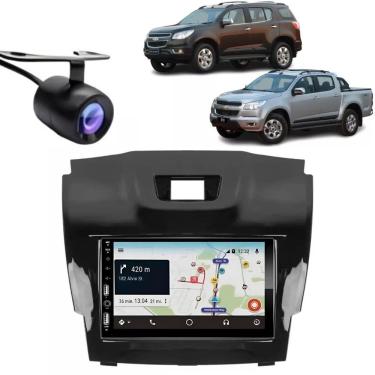 Imagem de Central Multimídia 2DIN 710H 7810H MP5 DVD Bluetooth USB Auxiliar Kit Moldura e Câmera...