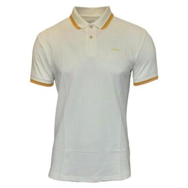 Imagem de Camisa Polo Masculina Colcci Comfy Com Detalhe Em Listras, Off shell, 