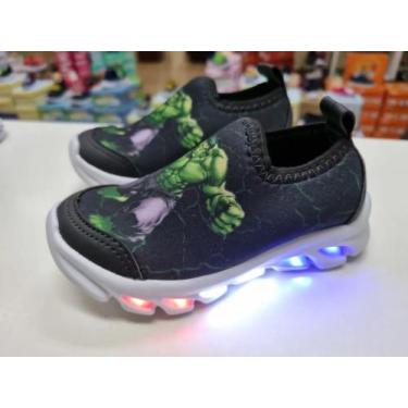 Imagem de Tenis meia infantil led preto - G&G kids