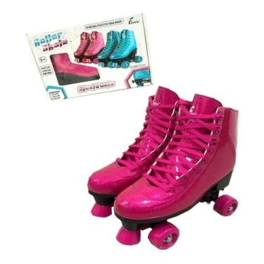 Imagem de Patins c/ 4 rodas ajust. pb-01r (31-34) - FENIX