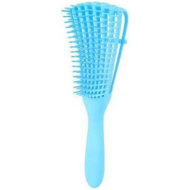 Imagem de Pente de cabelo escova polvo desembaraça fácil escolha a cor, Azul Cla