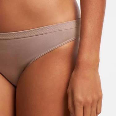Imagem de Calcinha trifil biquini kit com 3 co1087 sem costura, P, Cinza preto m