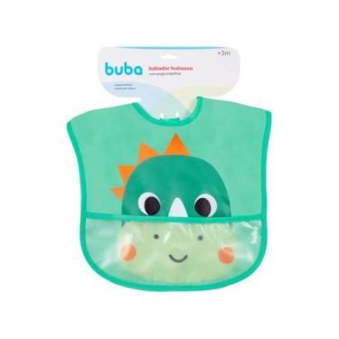 Imagem de Babador com Bolso Bubazoo Dino - Buba