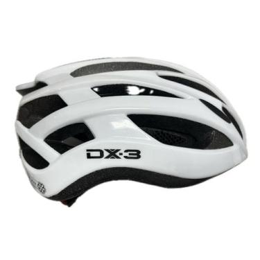 Imagem de Capacete Dx-3 Race One 2.0 Ciclismo Branco e Preto Cor:BrancoTamanho:M