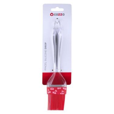 Imagem de Pincel de Cozinha Silicone Drop Cazza Vermelho