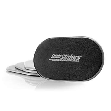 Imagem de SuperSliders 4744095N Reutilizável XL Tapete de Móvel Pesado - Mova qualquer item de forma rápida e fácil, 24 x 14 cm, Cinza (pacote com 4)