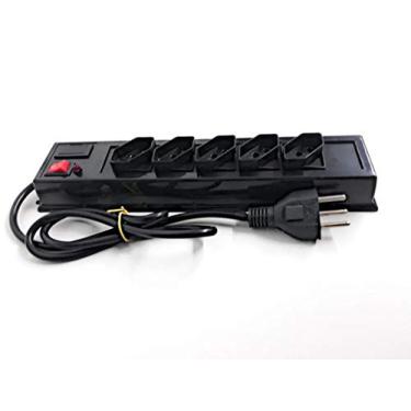 Imagem de Filtro De Linha 5 Tomadas Bivolt Preto