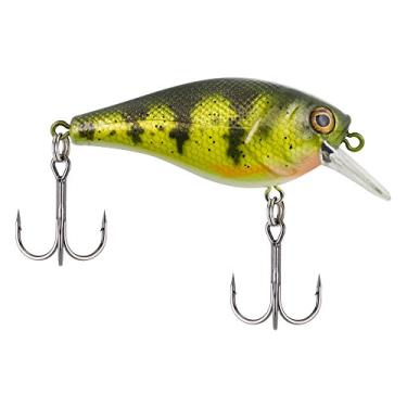 Imagem de Berkley Isca de pesca SquareBull, poleiro amarelo, 3/226.8 g, 2 3/20.3 cm | Crankbaits de 6 cm, isca flutuante apresenta o máximo de flash e balanço da cauda para ação de caça errática