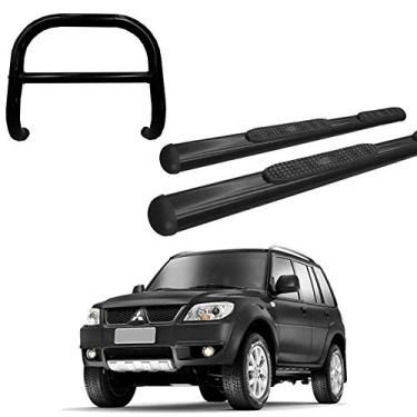 Imagem de Kit Quebra mato+Estribo OVAL OBLONGO PRETO TR4 todos os anos