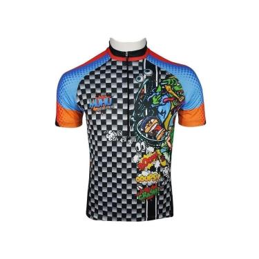 Imagem de Camiseta Ciclismo Muhu Loucos Por Bike Finish Line SSX Multicoisas