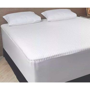 Imagem de Capa Protetor Para Colchão Anti Alérgico Cama Solteiro 1,88m x 0,88m