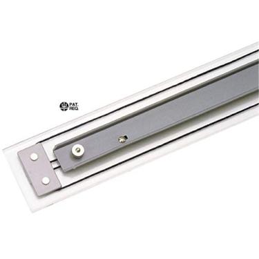 Imagem de Trident - Régua paralela 150cm em acrílico cristal 3,2 mm | Possui trava de fixação, roldanas em nylon e polimento impecável para desenho técnico