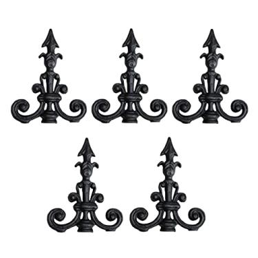 Imagem de Kit 5 Ponteira Ponta de Lança Ferro N19 Grade Muro 23x18cm