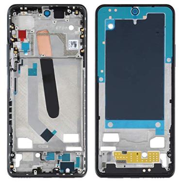 Imagem de HONGYAN Peças de substituição de telefone celular Placa de moldura do quadro médio original para Xiaomi Redmi K40 Pro/Redmi K40/M2012K11AC/M2011K2C/M2012K11C Acessórios telefônicos