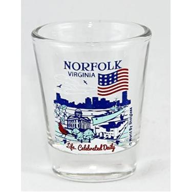 Imagem de Copo de shot da coleção Great American Cities da Norfolk Virginia