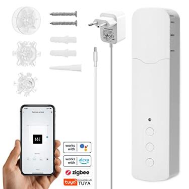Imagem de Tingpai Tuya ZigBee TM616EGZT ligent Pull Bead Curtain Motor ligent Home Household Hotel Motores de co na elétrica pa celular Controle de APP pa celular Controle de voz Silencioso Compatível