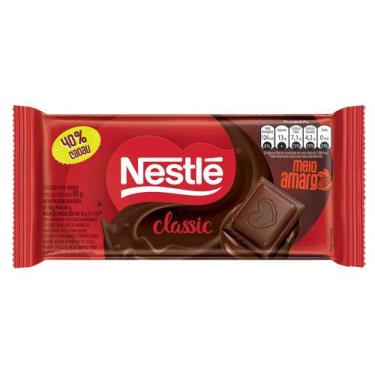 Imagem de Chocolate Nestlé Classic Meio Amargo 80G - Nestle Classic
