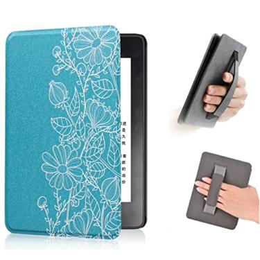 Imagem de Capa compatível com a 11ª geração do Kindle lançado em 2022, modelo (C2V2L3). Capa à prova de queda com alça de mão e despertar para hibernar automático, não para Kindle Paperwhite de 11ª geração