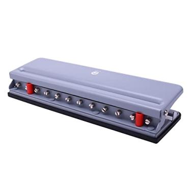 Imagem de LUGU KW-triO Handheld Cogumelo DIY Perfu dor de 12 Furos Cortador de Papel com Régua 6 Folhas dade de Perfu ção A4/A5/A7/B5 pa Office Home School Estudantes Suprimentos