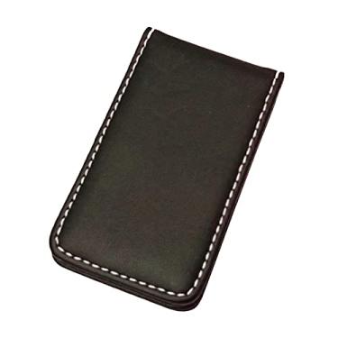 Imagem de Vaveren Carteira com clipe de cartão de dólar, café_80x46x8mm