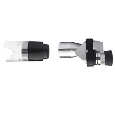 Imagem de Kit de acessórios para microscópio mini portátil infantil microscópio de aumento do ensino fundamental aluno telescópio slides de microscópio (cor: lente do telescópio)