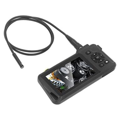 Imagem de Câmera de Inspeção Boroscópio, Tela IPS ABS Portátil Iluminação Auxiliar Endoscópio Industrial Portátil para Pipeline