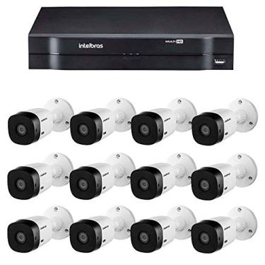 Imagem de Kit 12 Câmeras HD 720p VHL 1120 B + DVR 1116 Intelbras + Acessórios