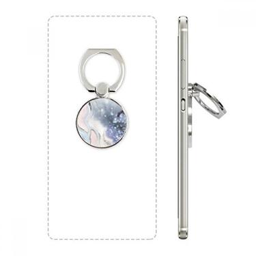 Imagem de Suporte de anel de telefone abstrato para sombreamento de aquarela com suporte de laço ajustável