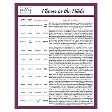 Imagem de You Can Read Hebraico! Guia laminado para aprender hebraico, Places of the Bible