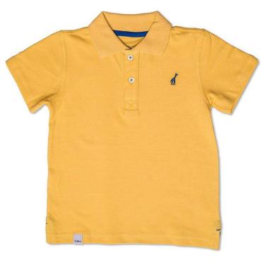 Imagem de Camiseta Polo Infantil Amarela Toffee - Nº01