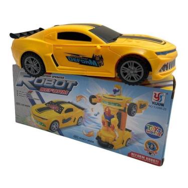 Imagem de Brinquedo Transformers Carro Camaro Amarelo Bumblebee