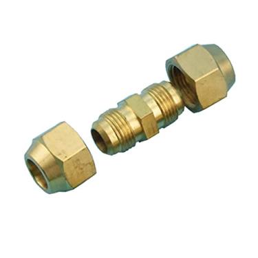 Imagem de Pacote com 2 acessórios para ferramentas de refrigeração, adaptador de conector de tubo de alumínio de cobre (12 mm) para reparo de evaporador de refrigerador de ar condicionado