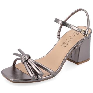 Imagem de Journee Collection Womens Meryl Tru Comfort Foam Light Puff Strap Sandals Charcoal 12 Medium WOMENS US