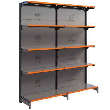 Imagem de Gôndola Fit 40 Parede 1 Inicial E 1 Continuação 2,02m Farmácia Comercio - Amapá