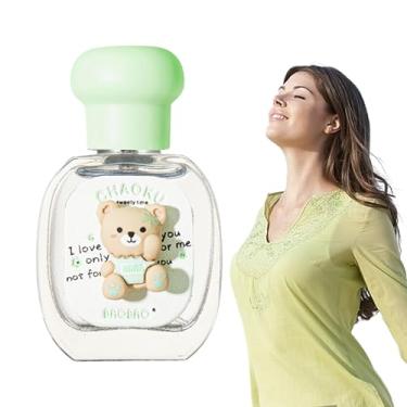 Imagem de Perfumes frutados para mulheres - Perfume floral transparente em formato de urso 25ml com floral frutado - Spray de perfume de longa duração para uso diurno, noturno e ocasiões especiais Pinnkl