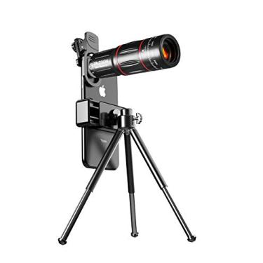 Imagem de XZDWH Lente Teleobjetiva 28X para Smartphone, Compatível com iPhone 11/Pro/Pro Max e Samsung Pixel, Zoom Ótico 28:1, Foco Manual, Revestimento HD