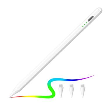 Imagem de Caneta Stylus para Apple Ipad Pencil para iPad 10ª geração 9ª geração Palm Rejection com Apple Pen 2018-2025 Ipad A16 9ª 8ª 6ª geração Mini A17 6ª 5ª geração Ipad Air 3rd/4/5th/M2/M3 Pro M4 11-12,9