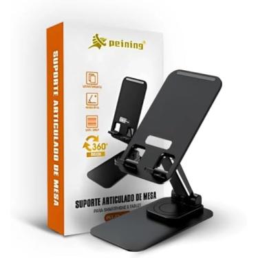 Imagem de Suporte Articulado Liberte suas mãos e eleve sua produtividade! Seu tablet ou smartphone no ângulo perfeito para trabalhar, assistir vídeos ou fazer videochamadas. 360°