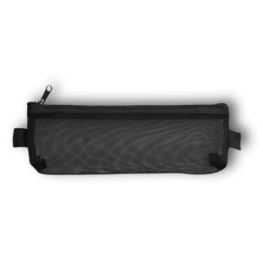 Imagem de Genérico Estojo Nylon Transparente Médio (PRETO)