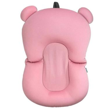 Imagem de Almofada de Banho para Bebê Rosa Buba Baby 54cm x 13cm