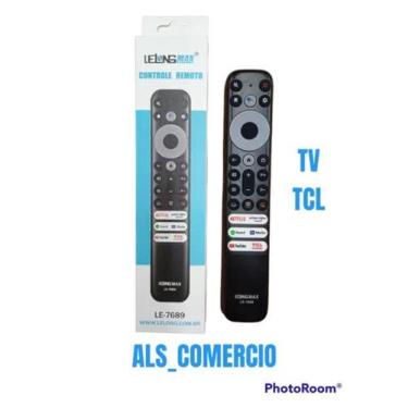 Imagem de Controle Remoto Le -7689 Compatível TV Smart TCL - LELONG