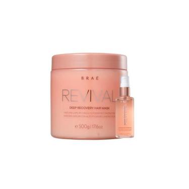 Imagem de Kit BRAÉ Revival Máscara de Reconstrução 500g e Shine Oil